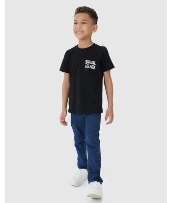 Camiseta Infantil Unissex Soleil De Ma Vie Em Algodão Malwee Kids