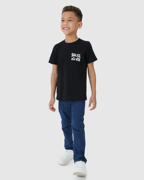 Camiseta Infantil Unissex Soleil De Ma Vie Em Algodão Malwee Kids