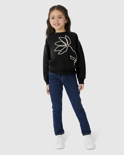 Blusão Infantil Menina Estampa Puff Em Moletom Comfy Flanelado Malwee Kids