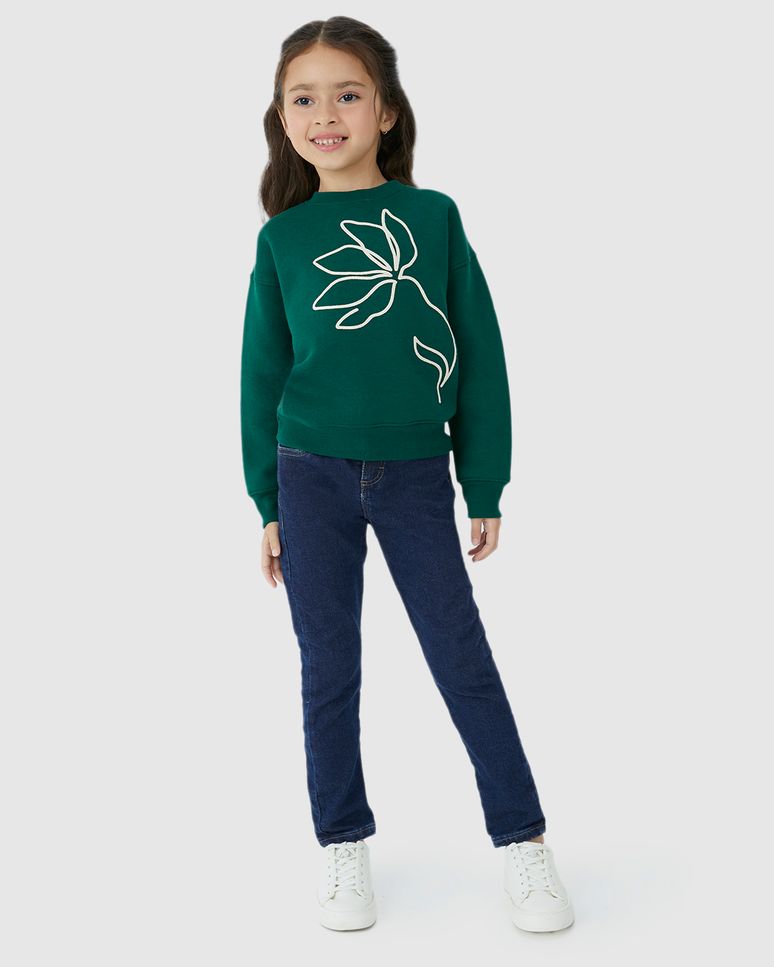 Blusão Infantil Menina Estampa Puff Em Moletom Comfy Flanelado Malwee Kids