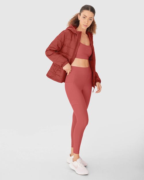 Calça Legging Feminina Bolso Na Perna Em Malha Dry E Proteção UV50+ - ENFIM