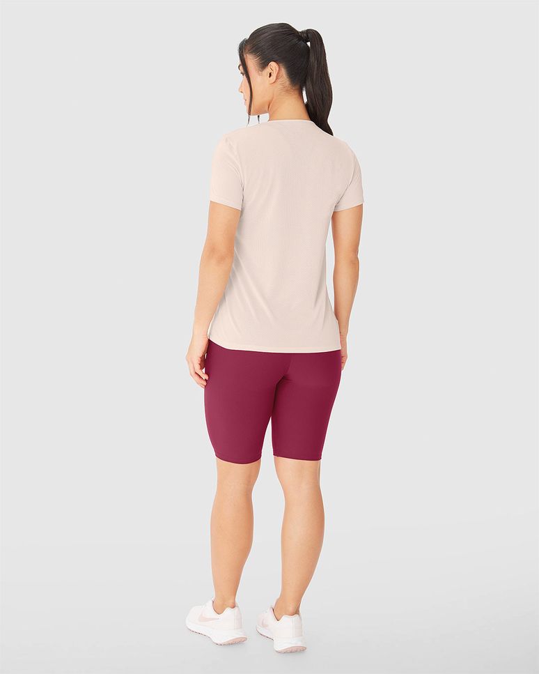 Blusa Básica Feminina Manga Curta Em Malha Dry - ENFIM