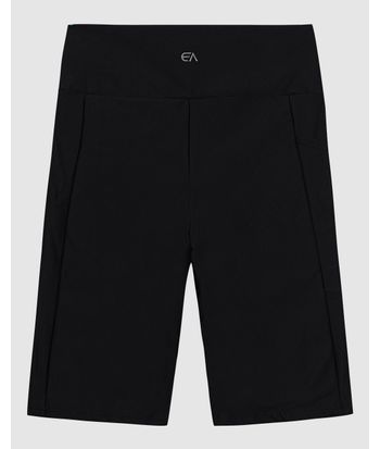 Shorts Justo Feminino Recortes Em Malha Texturizada Proteção UV80+ - ENFIM