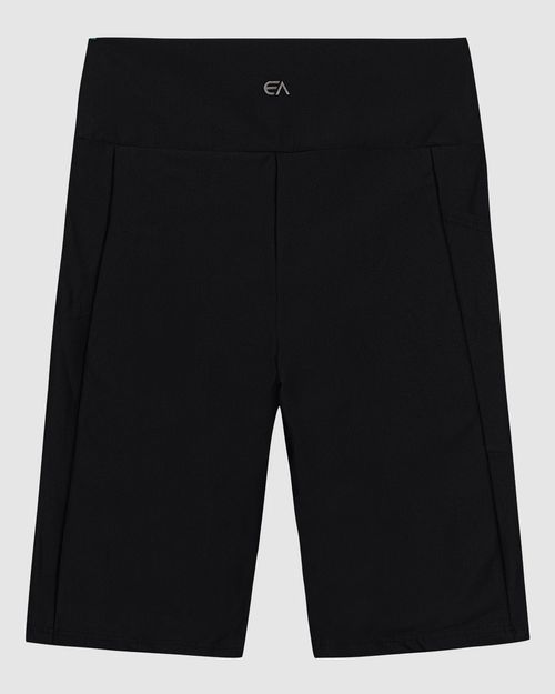 Shorts Justo Feminino Recortes Em Malha Texturizada Proteção UV80+ - ENFIM