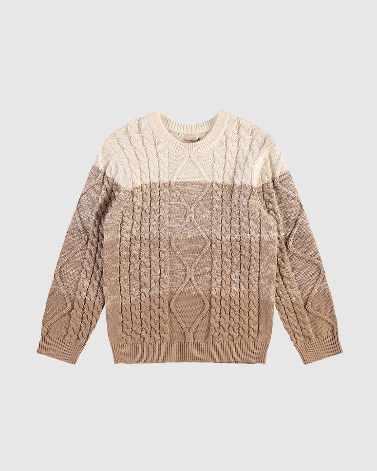 Blusão Menino Cores Degradê Em Tricô - Carinhoso