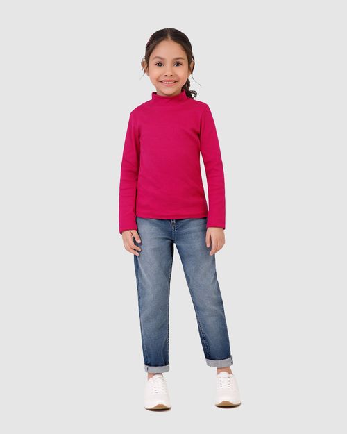 Calça Infantil Menina Mom Cós Ajustável Em Jeans Moletom Malwee Kids