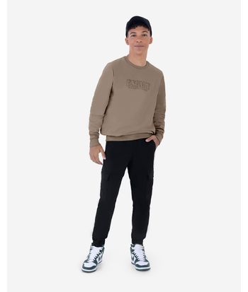 Calça Menino Jogger Cargo Em Sarja Com Elastano Malwee Kids