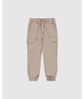 Calça Menino Jogger Cargo Em Sarja Com Elastano Malwee Kids