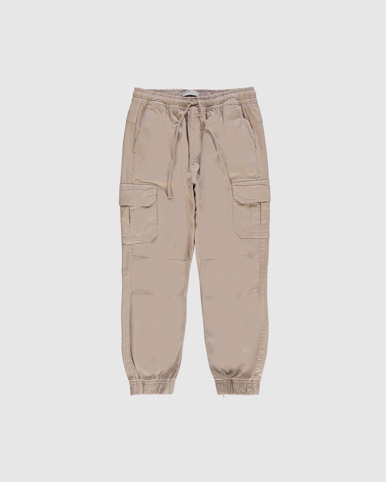 Calça Menino Jogger Cargo Em Sarja Com Elastano Malwee Kids