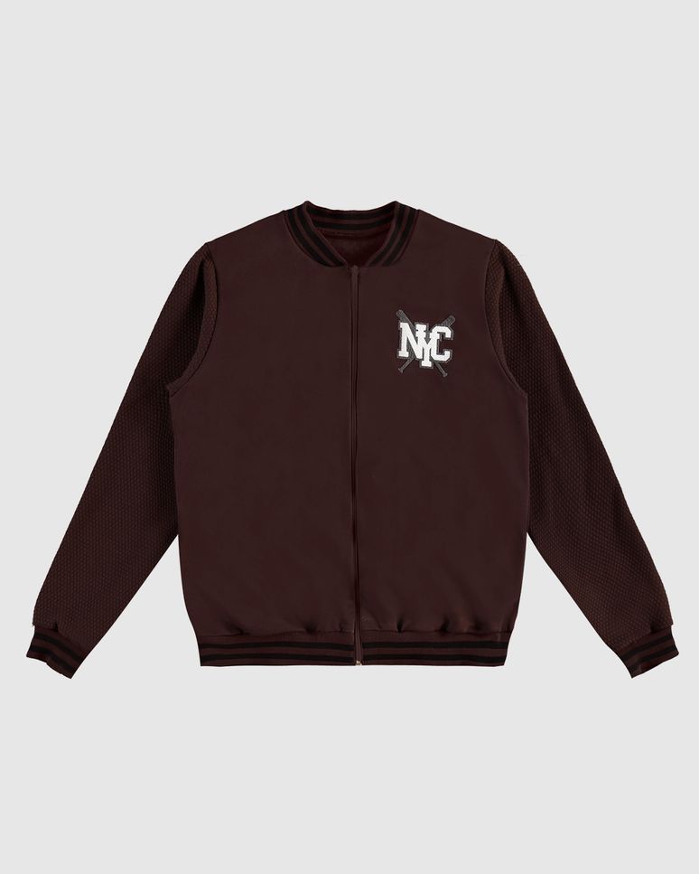 Jaqueta Menino Estampa Frente E Costas Em Moletom Flanelado Malwee Kids