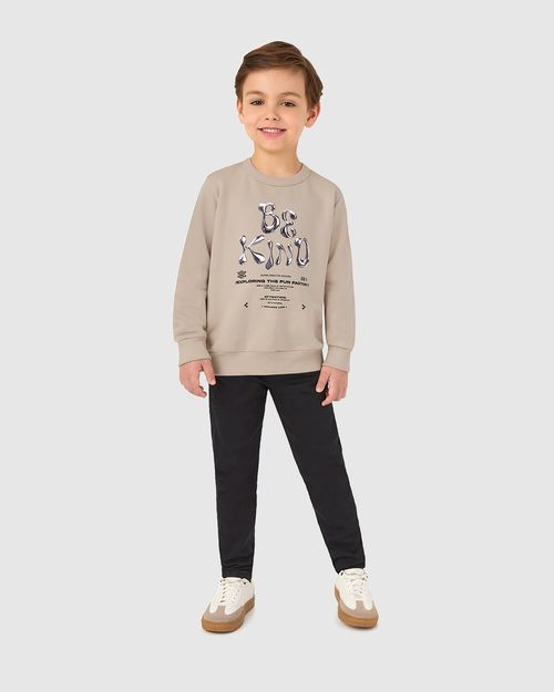 Blusão Infantil Menino Estampa Temática Em Moletom Flanelado Malwee Kids