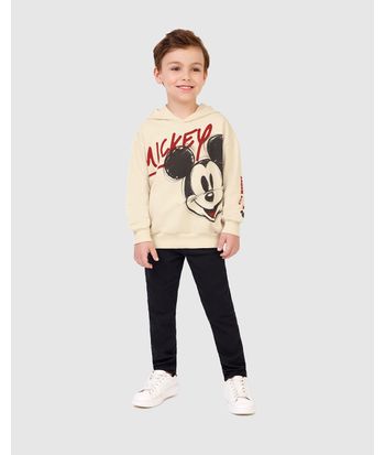 Blusão Infantil Menino Mickey Disney Em Moletom Flanelado Malwee Kids