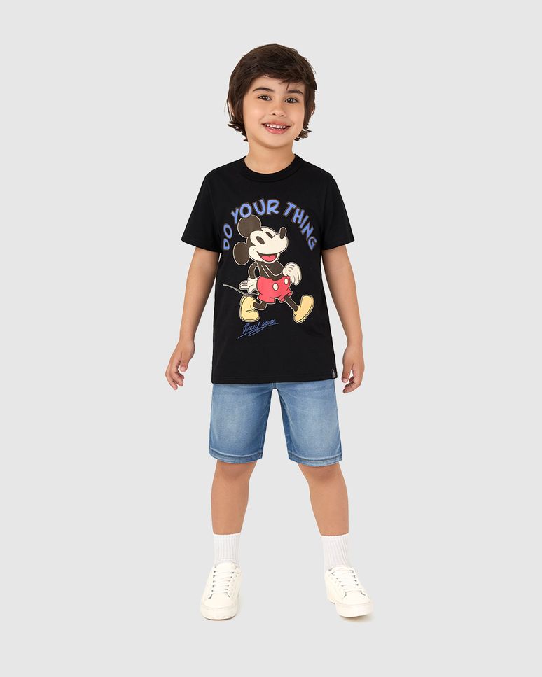 Camiseta Infantil Menino Do Your Thing Mickey Disney Em Algodão Malwee Kids