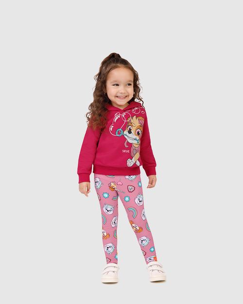 Conjunto Longo Infantil Menina Patrulha Canina Malwee Kids
