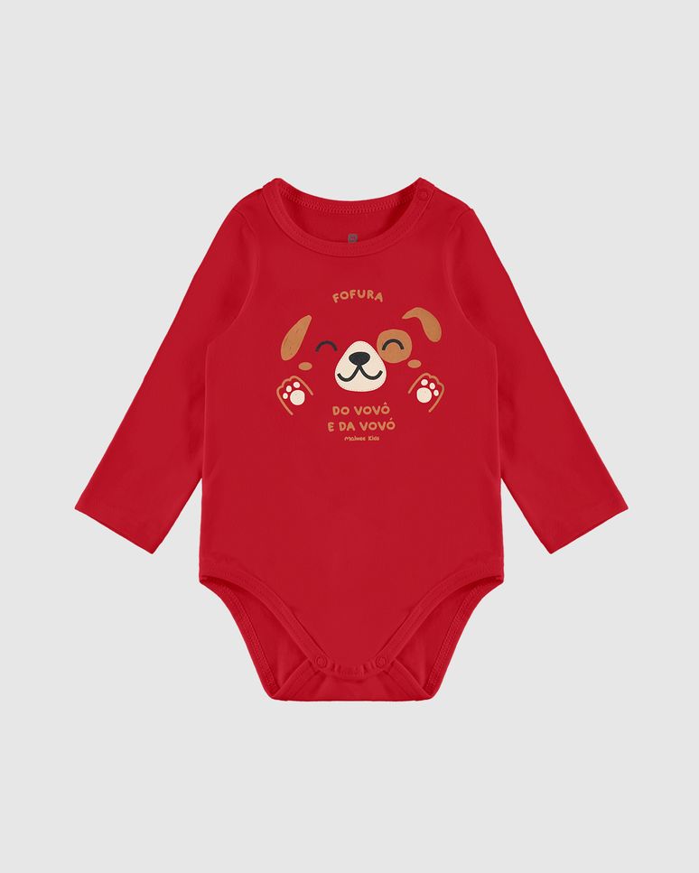 Body Bebê Unissex Fofura Do Vovô Em Algodão Malwee Kids