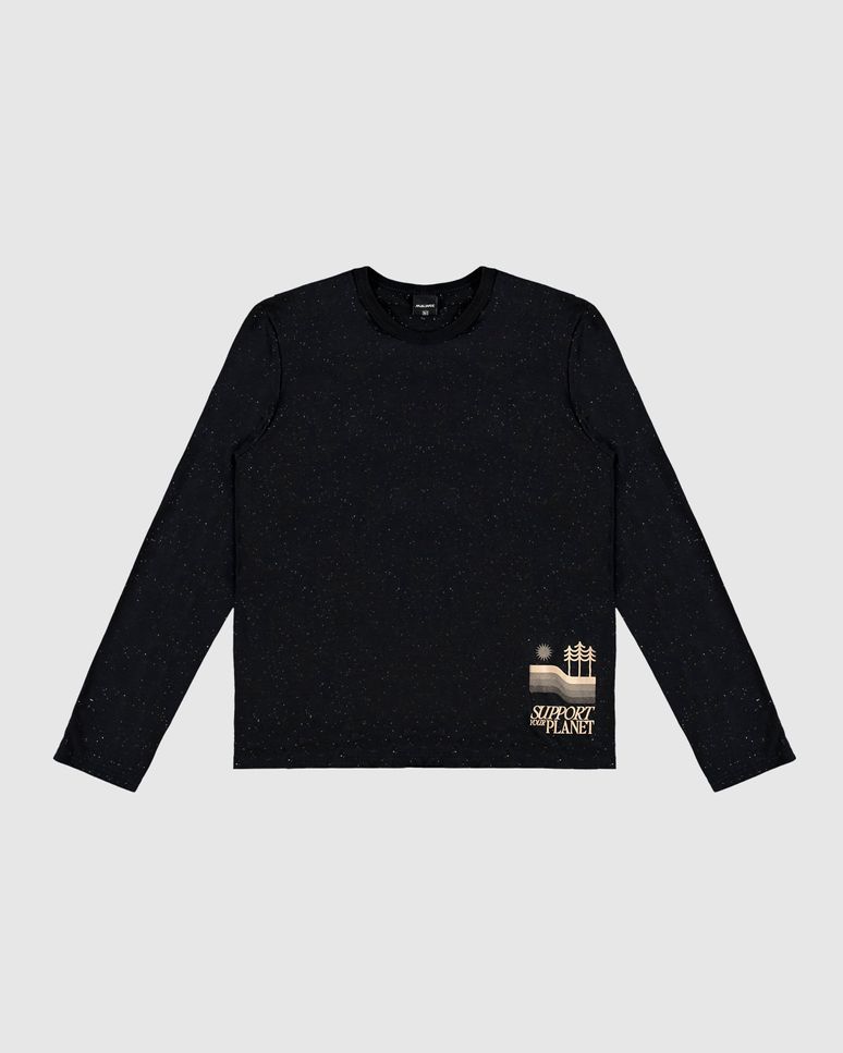 Camiseta Menino Manga Longa Em Malha Botonê Malwee Kids