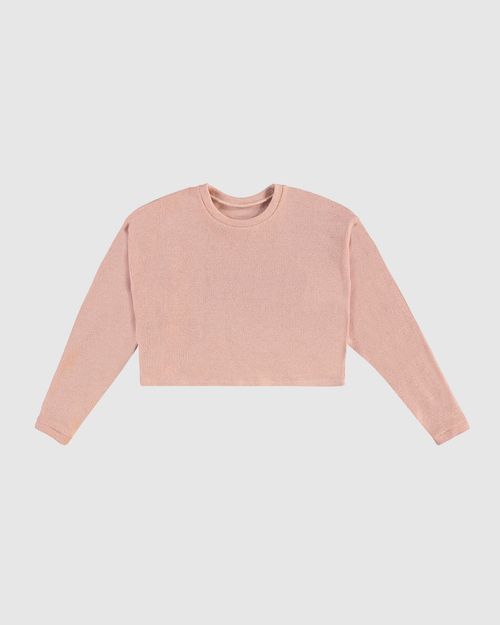 Blusão Box Menina Em Tricô Rajado Lurex Malwee Kids