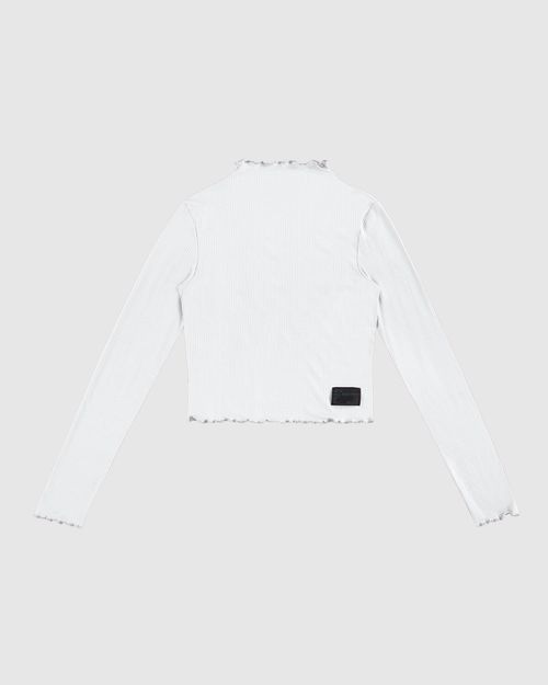 Blusa Menina Manga Longa Gola Alta Em Malha Viscose Canelada Malwee Kids