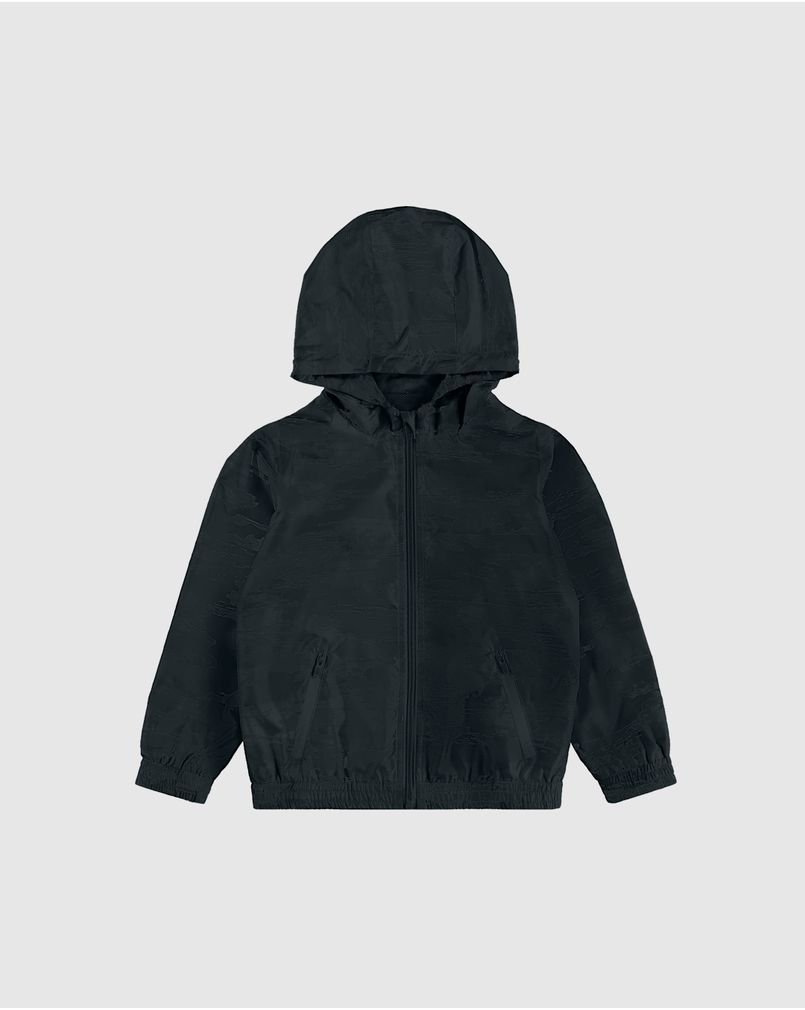 Jaqueta Infantil Menino Corta Vento Com Capuz Em Tafetá Malwee - Main Image