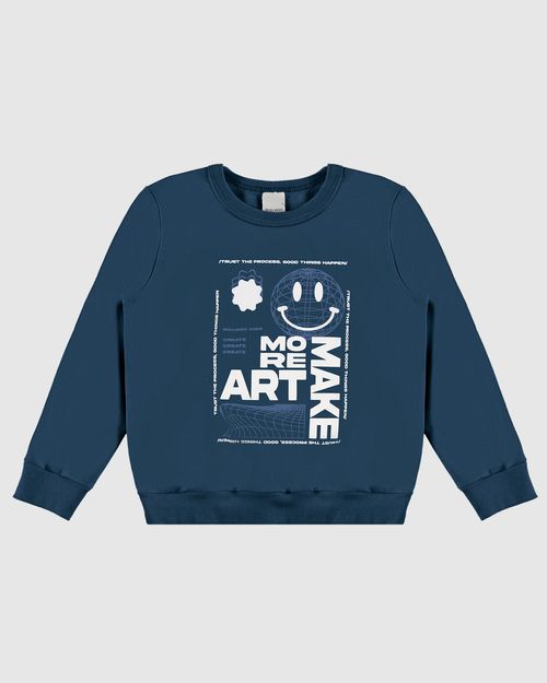 Blusão Infantil Menino Estampa Temática Em Moletom Flanelado Malwee Kids