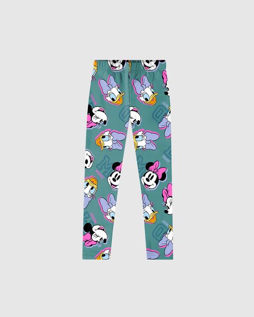 Calça Legging Infantil Especial Mickey Disney Em Algodão Malwee Kids