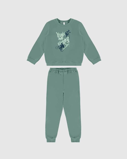 Pijama Longo Infantil Menino Young And Reckless Em Algodão Malwee Kids