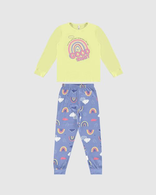 Pijama Longo Infantil Menina Good Night Malwee Kids