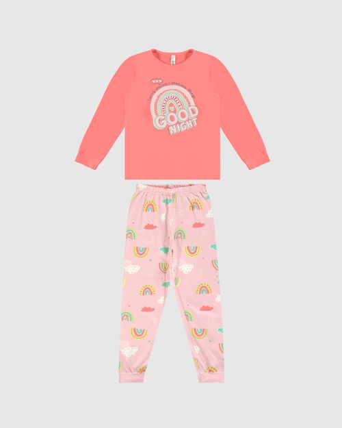 Pijama Longo Infantil Menina Good Night Malwee Kids