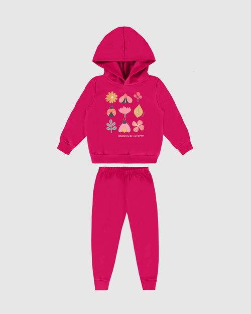 Conjunto Longo Infantil Menina Colecionando Momentos Malwee Kids