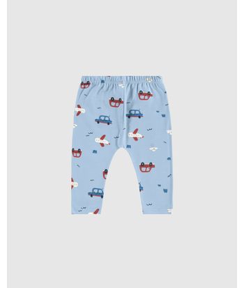 Calça Infantil Menino Saruel Estampada Em Algodão Malwee Kids