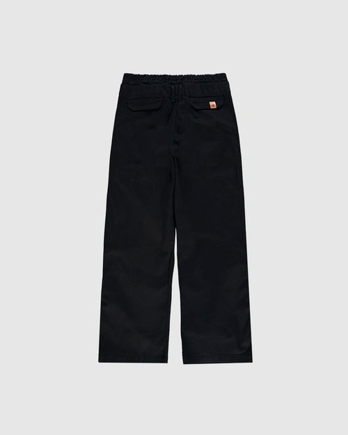 Calça Menina Relaxed Fit Cintura Baixa Em Sarja Com Elastano Malwee Kids