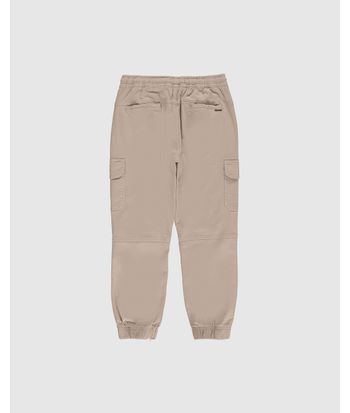 Calça Menino Jogger Cargo Em Sarja Com Elastano Malwee Kids