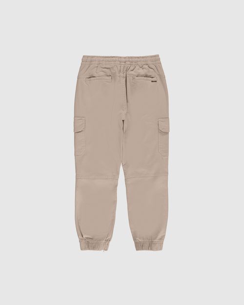 Calça Menino Jogger Cargo Em Sarja Com Elastano Malwee Kids