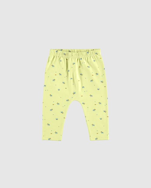 Calça Infantil Unissex Saruel Estampada Em Algodão Malwee Kids