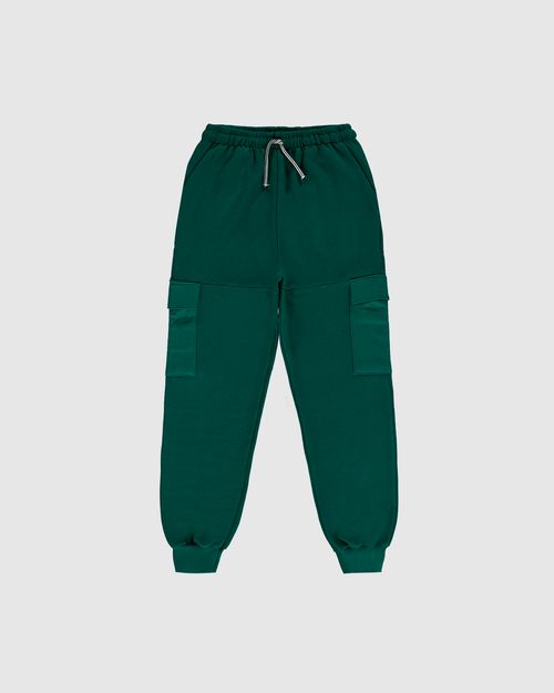Calça Menino Jogger Cargo Em Malha Texturizada Malwee Kids