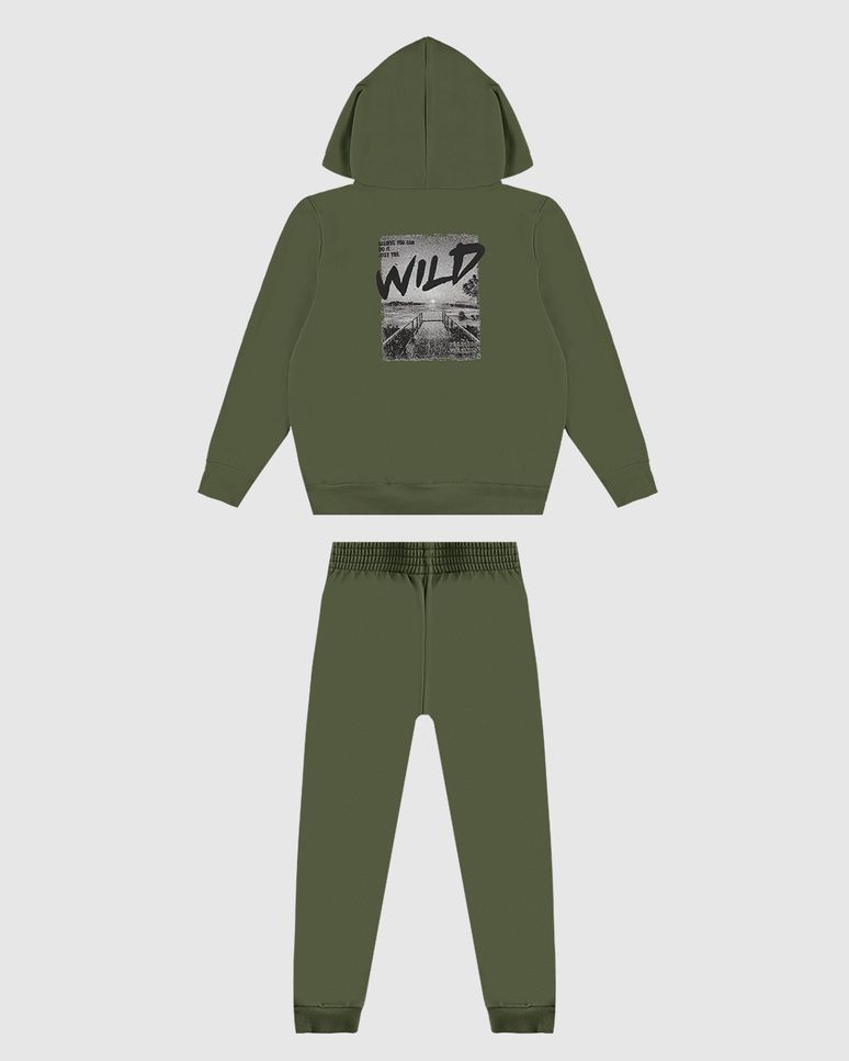 Conjunto Infantil Menino Estampa Wild Em Moletom Flanelado Malwee Kids