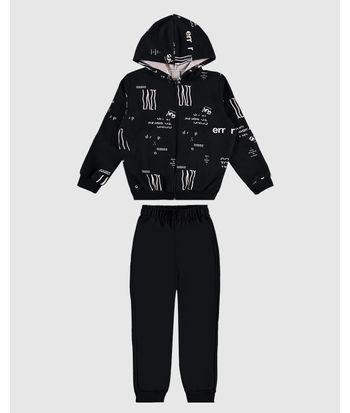 Conjunto Infantil Menino Jaqueta Com Capuz Em Moletom Flanelado Malwee Kids