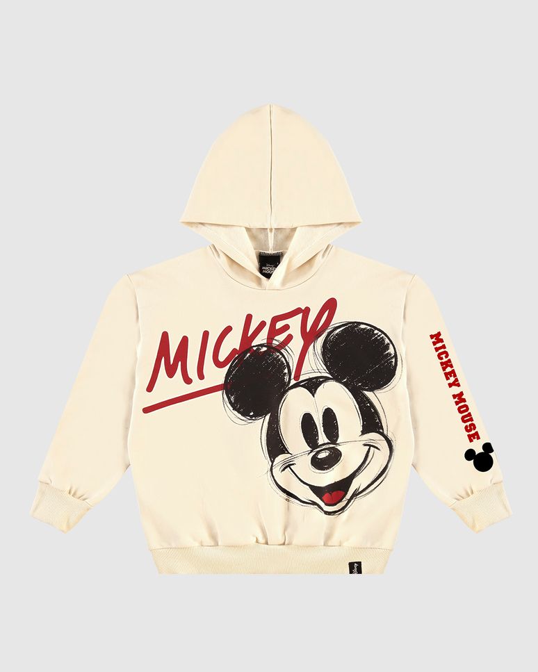 Blusão Infantil Menino Mickey Disney Em Moletom Flanelado Malwee Kids