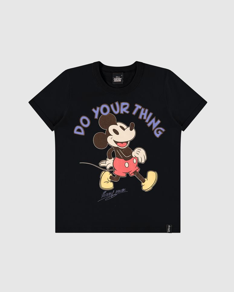 Camiseta Infantil Menino Do Your Thing Mickey Disney Em Algodão Malwee Kids
