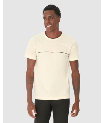 Camiseta Masculina Estampa Listra Frontal Em Algodão