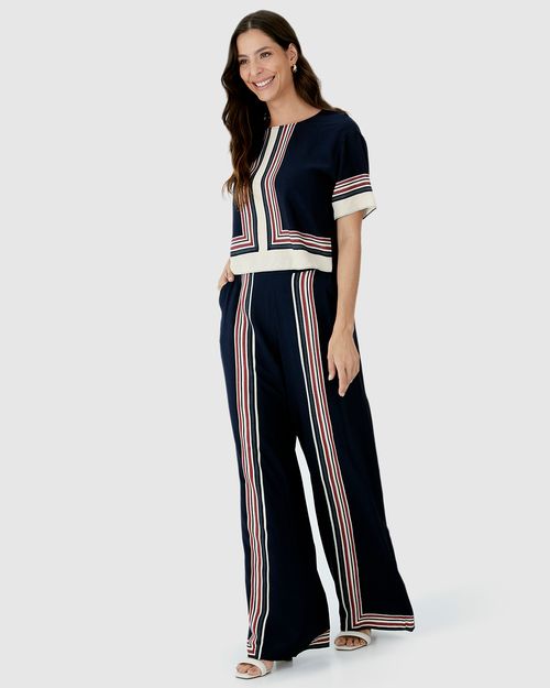 Blusa Box Feminina Com Estampa Em Viscose