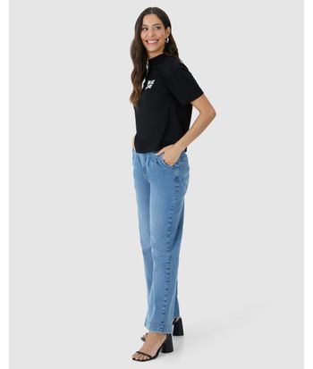 Camiseta Feminina Gola Alta Soleil De Ma Vie Em Algodão