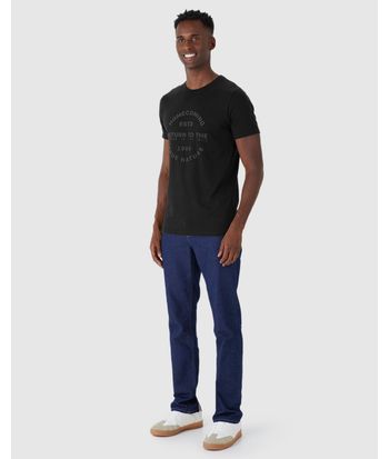 Camiseta Masculina Slim HomeComing Em Malha Algodão Comfy