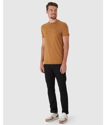 Camiseta Masculina Slim HomeComing Em Malha Algodão Comfy