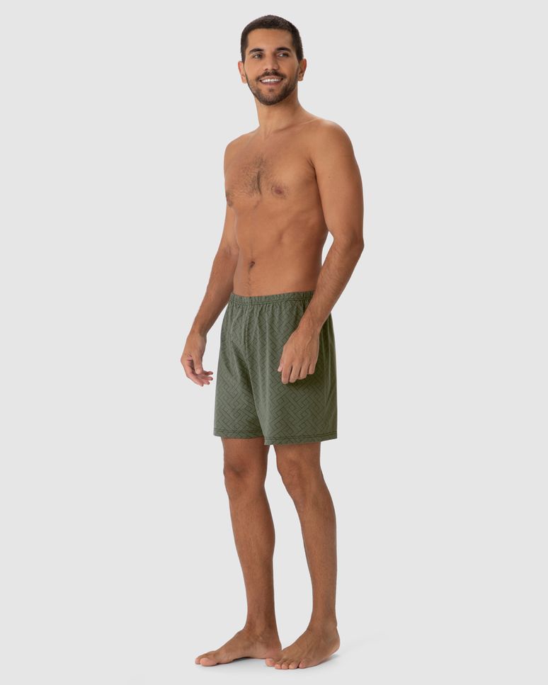 Shorts Masculino De Pijama Em Malha Algodão