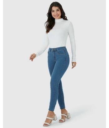 Calça Skinny Feminina Em Flex Jeans
