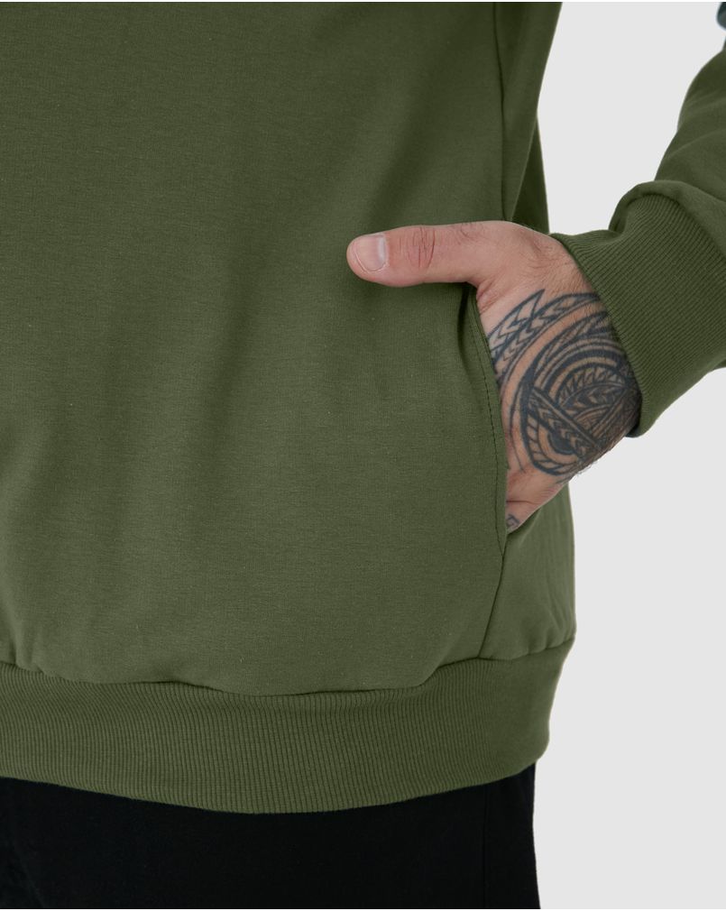 Jaqueta Básica Masculina Plus Size Com Zíper Em Moletom Flanelado