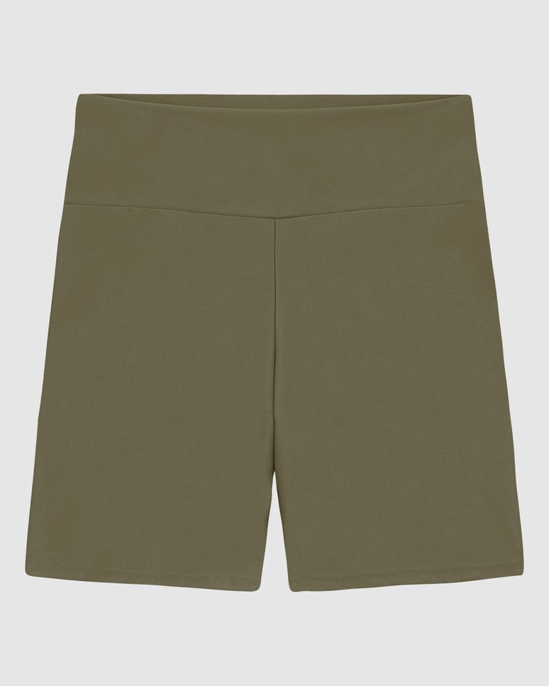 Shorts Justo Feminino Bolso Costas Em Malha Dry - ENFIM