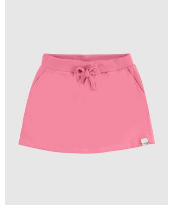 Shorts Saia Infantil Menina Bolso Faca Em Algodão Malwee Kids