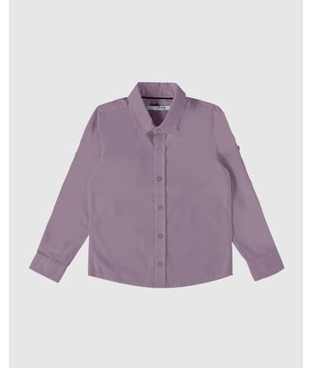 Camisa Infantil Menino Manga Longa Em Tricoline Malwee Kids